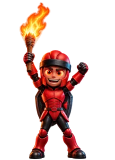 Prince Firebolt cheering