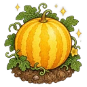 Golden watermelons